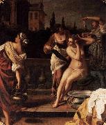 Artemisia gentileschi Bathsheba oil on canvas